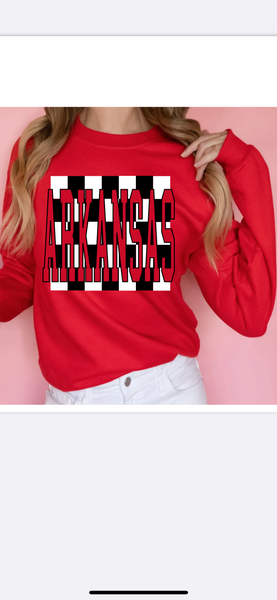 Arkansas Checkers Sweatshirt